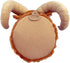 Adore 12" Ram The Bighorn Sheep Plush Stuffed Animal Walltoy, Wall Mount for Kids' Room Decor