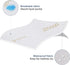 Feisaibaoly Pack 39"27"5" Waterproof and Play Sheet Quilted, Small Baby Mattress Cover - Knitted Fabric Soft