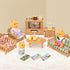 Dollhouse Furniture Set for Kids Toys, Miniature Doll House Accessories for Pretend Play, Boys Girls & Toddlers Age 3+