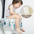 DEEKI 20 Pcs Toilet Seat Covers Disposable for Kids&Adults, Extra Large No-Slip Waterproof for Kids Toddler Potty