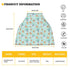 Biyejit Blue Floral Print Car Seat Cover for Babies, Mom Nursing Covers Breastfeeding Scarf, Multi Use Infant Carseat