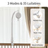 Motor,23 Inch,Volume Control,3 Mobile,35 Lullabies,30 FEISIKE Baby Crib Mobile Arm with Music Box Spin Modes(Turn