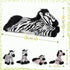 5pcs Set, 25 inch Tezituor Wildlife Zebra Stuffed Animals Realistic Stuffed Zebra with Babies for Boys Girls, Large