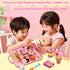Wesfen Pudding Ice Cream Feeding Toys for Dolls,Pretend Play Food Kitchen Accessories, Doll Role Play Girl Gifts Toys