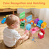 2 3 Old-Counting Set 2-5 Toddler Learning Toys for Year Matching & Sorting Activity Montessori Train with Farm Animals