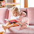 Aori 22 inch Reborn Baby Dolls - Lifelike Realistic Baby Girl Doll with Feeding Toy Accessories for Kids 3+