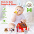 6-12 1-3 Baby Toys Months: Plush Surprise Barn with Stuffed Farm Animals, Rattle, Crinkle Paper, Mirror, Busy