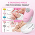 Trimmer Set 6 AIRSEE Baby Nail Electric, Newborn Nail Clipper with Light, Safe & Easy Electric Nail File Baby Nail