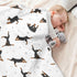 30" 40", Multi1 Swaddle Blanket Exercises Doberman Dog Cotton Blanket for Infants, Receiving Blanket, Lightweight Soft