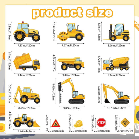 Construction Birthday Banners Construction Birthday Party Supplies Construction Paper Garlands Vehicle Truck Hanging