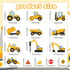 Construction Birthday Banners Construction Birthday Party Supplies Construction Paper Garlands Vehicle Truck Hanging