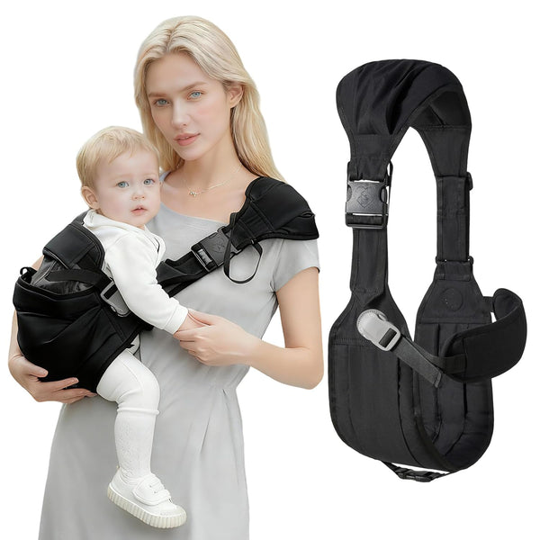 JKFIPKHI Baby Sling Carrier,Baby Carrier Newborn to Toddler,Adjustable Lightweight Toddler Carrier 25-60 lbs,Ideal