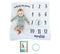 Kate & Milo Baby Monthly Milestone Blanket, Infant Milestone Markers, Newborn Photoshoot Props, Large Blanket
