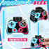Mifoci 24 Pcs Plastic Video Gaming Party Favor Gift Supplies, 10oz Gamer Birthday Party Drink Cups (Blue,Rose)