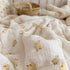 47x59 Inch,1.5 BuLuTu Baby Toddler Muslin Blanket| Crib Baby Quilts| Cot Comforter| Nursery Bed Throw Blanket| Toddler