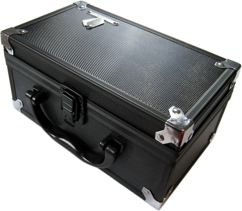 D3 Black Metal Storage Carry Case Cube for Trading Cards, Deck Box, TCG Protector Sleeve for MTG, YGO, Commander, EDH,