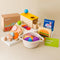 Montessori 6 in 1 Educational Toys Set for Babies 6-12 Months, Wooden Play Kit with Object Permanence Box & More