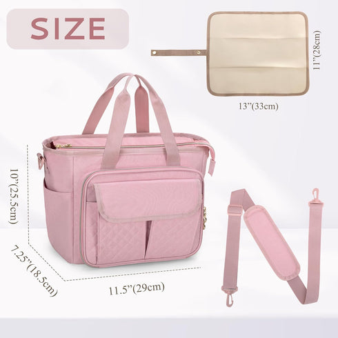 S1 S2 LUXJA Breast Pump Bag Compatible with Spectra and (with a Waterproof Mat), Pumping Bag for Breast Pump and Extra