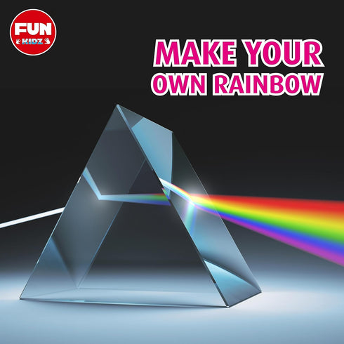 Twins Kaleidoscope Kit for Kids, FunKidz DIY Kaleidoscope Making Craft Kit with Prism Gift Optical Illusion Science