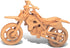 Puzzled 3D Puzzle Dirt Bike Wood Craft Model Kit, 60 Pieces Pack, Fun Educational DIY Wooden Toy to Build & Paint