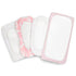 BaeBae Goods Set 4 Pack 100% Premium Bassinet Fitted Sheet - Jersey Knit - Standard Size Oval or Halo Bassinet Pads