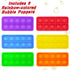 Ten Frame Pop Board, Fidget Toys for Classroom, Montessori Educational Toy Gift for Kids (Set of 6)