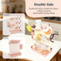 AKS B2C Countertop Baby Bottle Drying Rack Space Saving Vertical Rack with Brushes Holder (Pink)