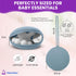 2-Pack HippoBaby Silicone Pacifier Holder Case BPA-Free, Food-Grade Silicone Zippered Travel Pacifier Organizer