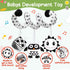 Baby Spiral Hanging Stroller and Car Seat Toys Black and White High Contrast Sensory Toy Newborn Plush Activity Toys Thank You Gifts for 0 3 6 9 12 Months Girls Boys-OWL