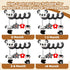 0-6,6-12Months Black and White High Contrast Baby Toys - Sensory Infant Hanging Carseat & Stroller Toy for Newborns