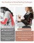 Nursing Pillow for Standing/Sitting Use- Springy Memory Foam for Support & Comfort, Large Breast Feeding Pillow