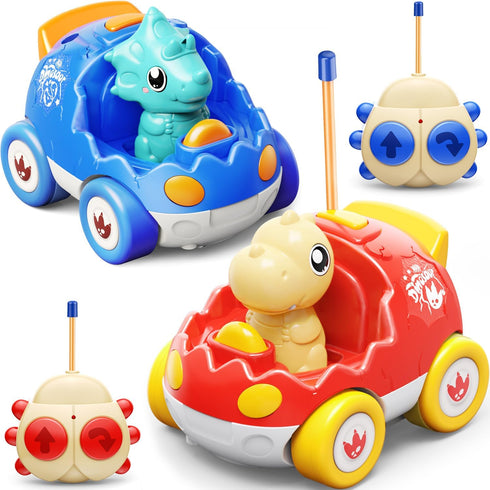 Kidz do 2 Pack Dinosaur Remote Control Cars Toys for Kids 2