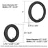 RUTU Front 12.5x1.75/2.125/2.25 & Rear 16x1.75/2.125 (2 Set) Tire and Tube for BoB Revolution SE/Pro/Flex