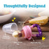 Frozen 6-12 Baby Fruit Feeder, Teething Pacifier for Fruits, Veggies, or Milk, Food-Grade Silicone Teethers for Babies