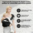 JKFIPKHI 25-60 lbs,Ideal Baby Sling Carrier,Baby Carrier Newborn to Toddler,Adjustable Lightweight Toddler Carrier