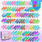 150 PCS Mini Pop Fidget Toys Bulk Party Favors, Silicone Squeeze Pop