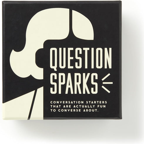 Brass Monkey - Question Sparks - Social Party Game with 200+ Unique and Entertaining Conversation Starter Cards