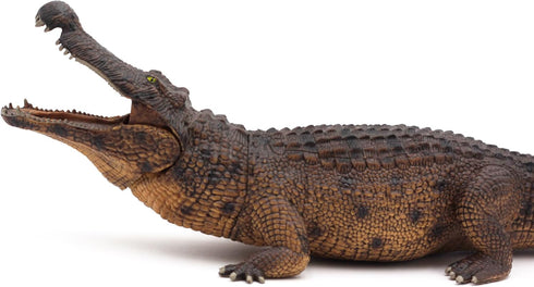 Gemini&Genius Giant Crocodile Toy: Large 15" Realistic Alligator Action Figure Toy for Kids or Animal Collectors