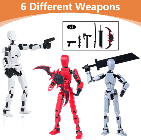 Rolling Art Set, 13 Packaging, Action Figure Model Action Figure Multi-Jointed Movable,Gift Box a Great for Loved Ones