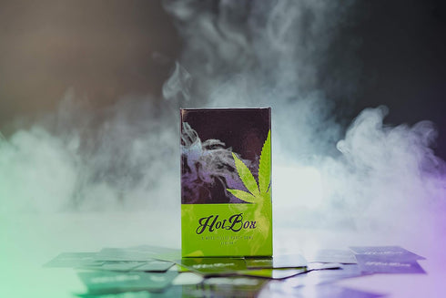 FITZ Hotbox Weed Box Gift Bundle - Ultimate Party Games for Adults - Fun Adult Card Games Set - Perfect Stoner Novelty