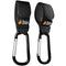 Baby Uma 2-Pack Stroller Hooks for Bags, Universal Clips, Adjustable Carabiner, Carry 11 lbs Each
