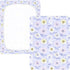 miaozhen 1 Pack 52x28 Cotton Baby Crib Sheets Comfy Breathable Blu Ray Sunflower Pastel Purple Crib Mattress Sheet