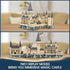 Magic Castle Building Set, Creative Architecture Micro Building Blocks Kit, Collectible Model Toys for Adults Kids 14+