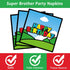 96 Pcs Super Brother Party Supplies Set, Super Video Games Tableware and Napkins for Kids Birthday Party Decorations