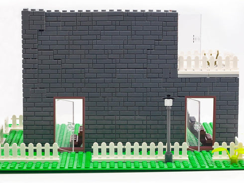 3+ 4 Doors Building Block Parts Toy, MOC Creative Building Block Decoration Accessories Compatible with Classic Bricks