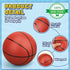 8” Water Pool Basketball Set with Pump, Replacement Ball for Basketball Hoop, PVC Waterproof Floating Toy for Summer