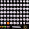 Plastic Gear Set, 75Pcs Single Double Reduction Gear Worm Gear for DIY