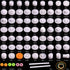 Plastic Gear Set, 75Pcs Single Double Reduction Gear Worm Gear for DIY