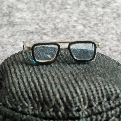 1/12 Scale Eyeglasses for 6-Inch Male Action Figure Body Doll (Blue)