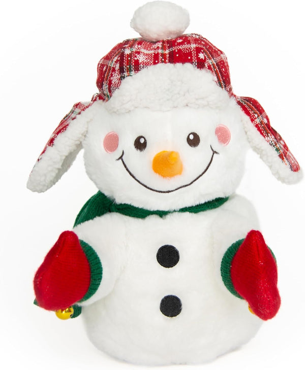 Animated Plush Snowman |Christmas Cheer Charlie - Claps Hands and Ears Flap